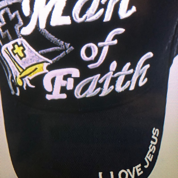 Reduced!! Man Of Faith Christian Baseball hat (new) - Picture 3 of 3